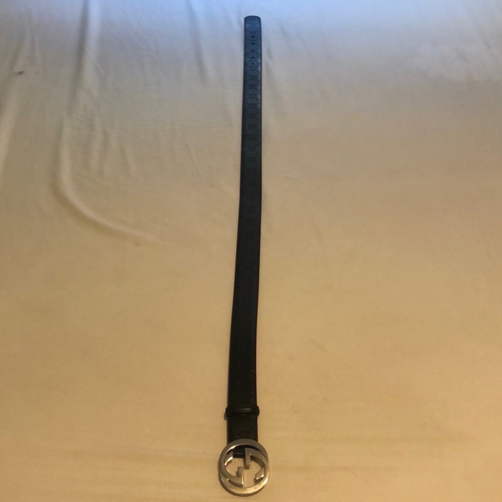 Black Gucci Belt Like New